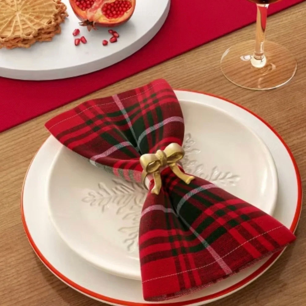 Threshold™ Aluminum Bow Napkin Ring - Set of 4
